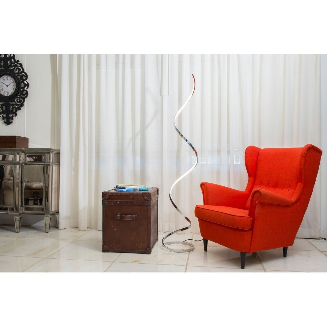 Modern Spiral Led Floor Lamp inside proportions 1067 X 1067