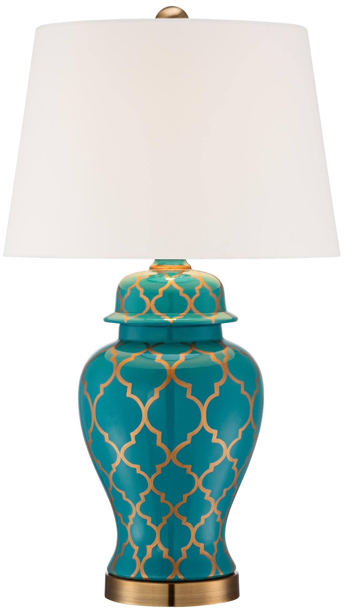 Moorish Pattern Ceramic Table Lamp From Lamps Plus Eye pertaining to measurements 1123 X 2000