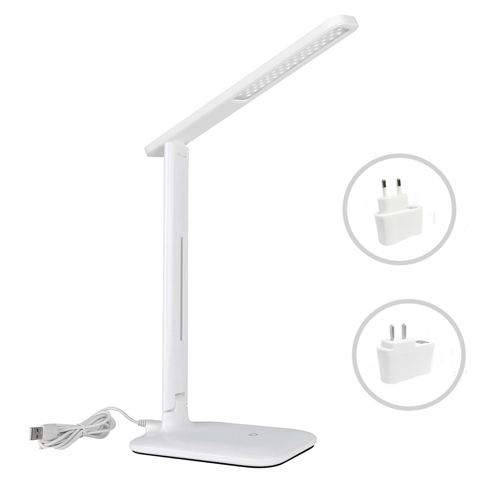 New Led Eye Protect Table Lamp Stepless Dimmable Foldable Office Desk Light Touch Sensor Control 7w Read Study Lamp Usb Powered throughout measurements 1000 X 1000