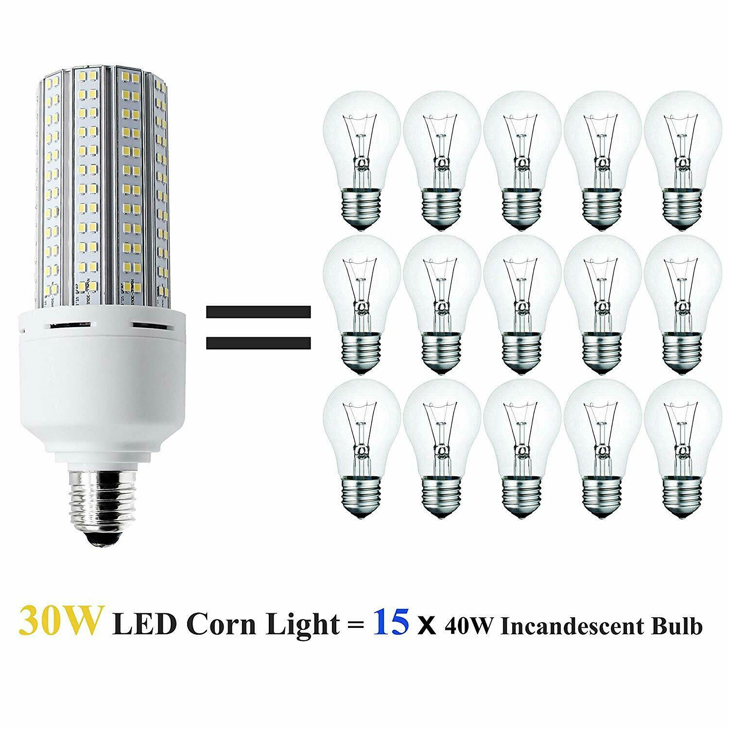 Ns Led Corn Light Bulb 30w 3750lm Indoor Outdoor Multipurpose Energy Saving Lamp inside size 1500 X 1500