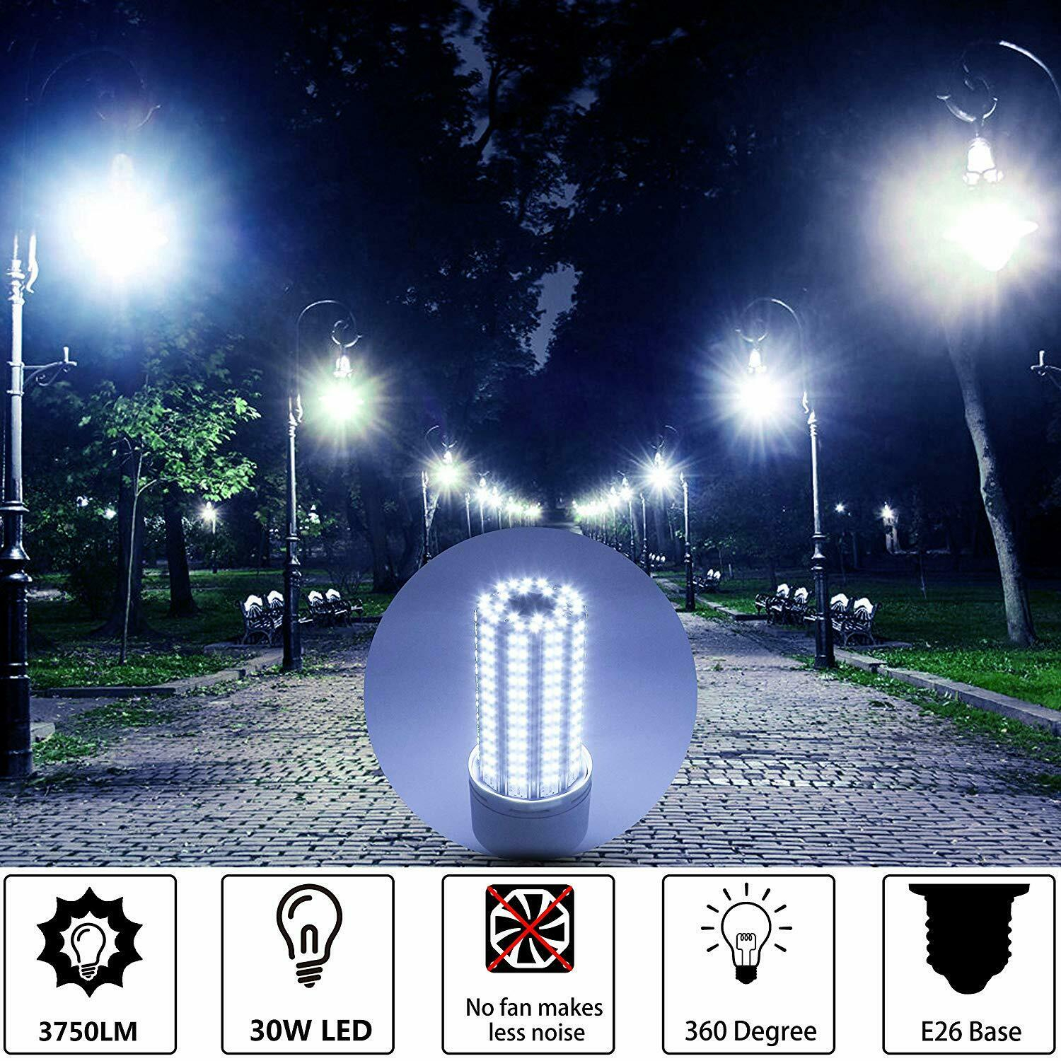 Ns Led Corn Light Bulb 30w 3750lm Indoor Outdoor Multipurpose Energy Saving Lamp with proportions 1500 X 1500