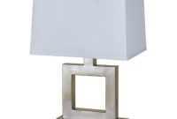 Ore International 8137s 22 In Square Table Lamp Satin with regard to sizing 1800 X 1800