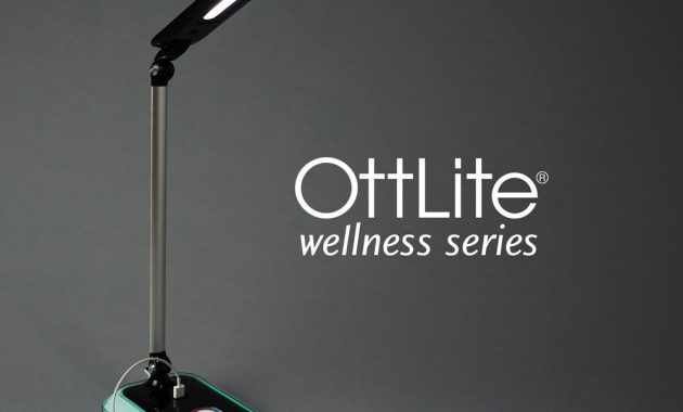 Ott Lite Glow Led Desk Lamp With Color Changing Base Black with proportions 1000 X 1000