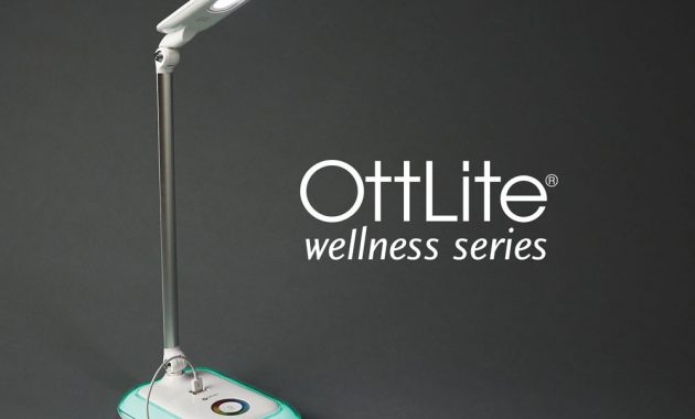 Ott Lite Glow Led Desk Lamp With Color Changing Base White intended for sizing 1000 X 1000