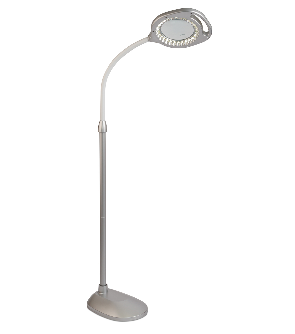 Ottlite 2 In 1 Led Magnifier Floor Table Lamp Silver regarding size 1200 X 1360