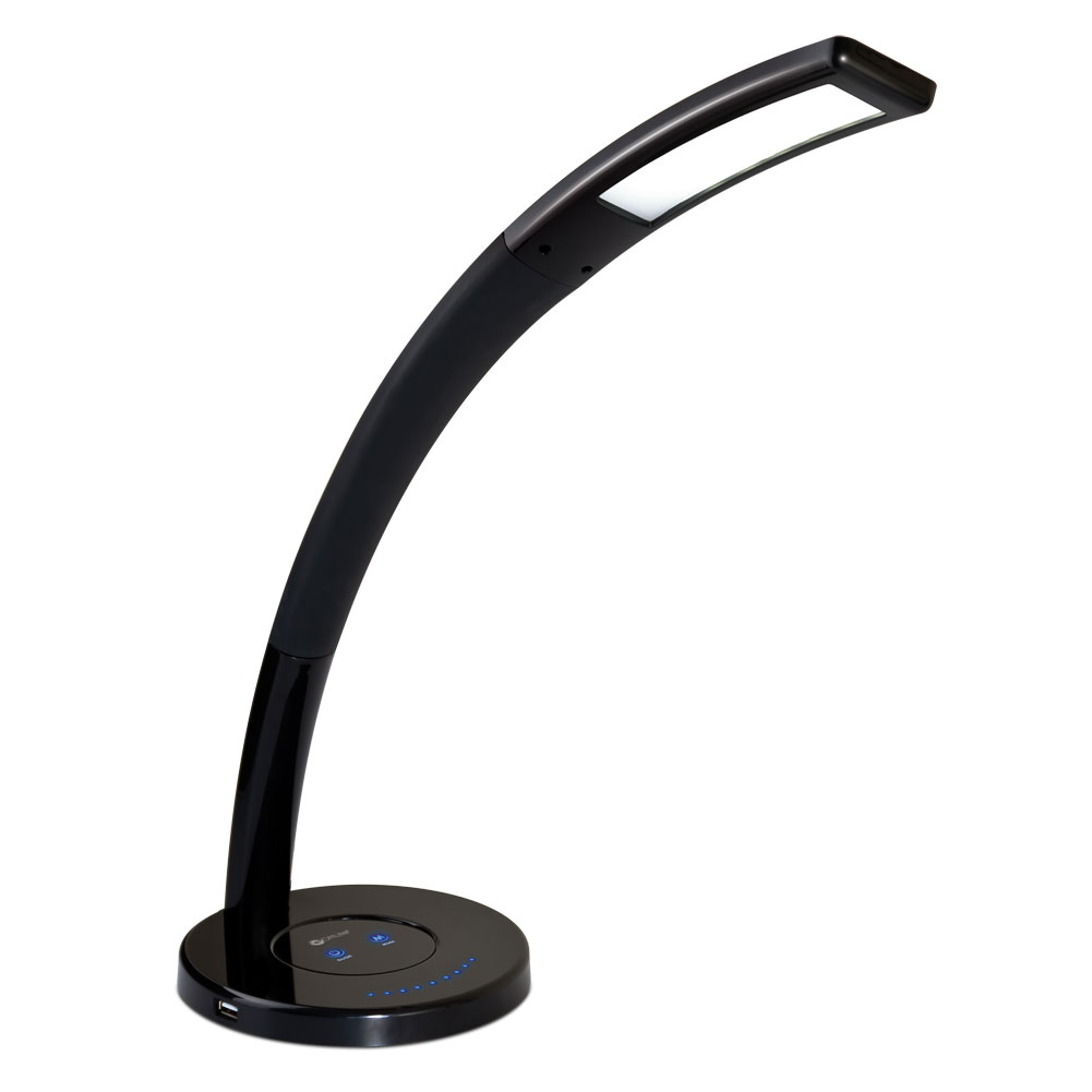 Ottlite Cobra Led Desk Lamp With Usb Black intended for size 1001 X 1001