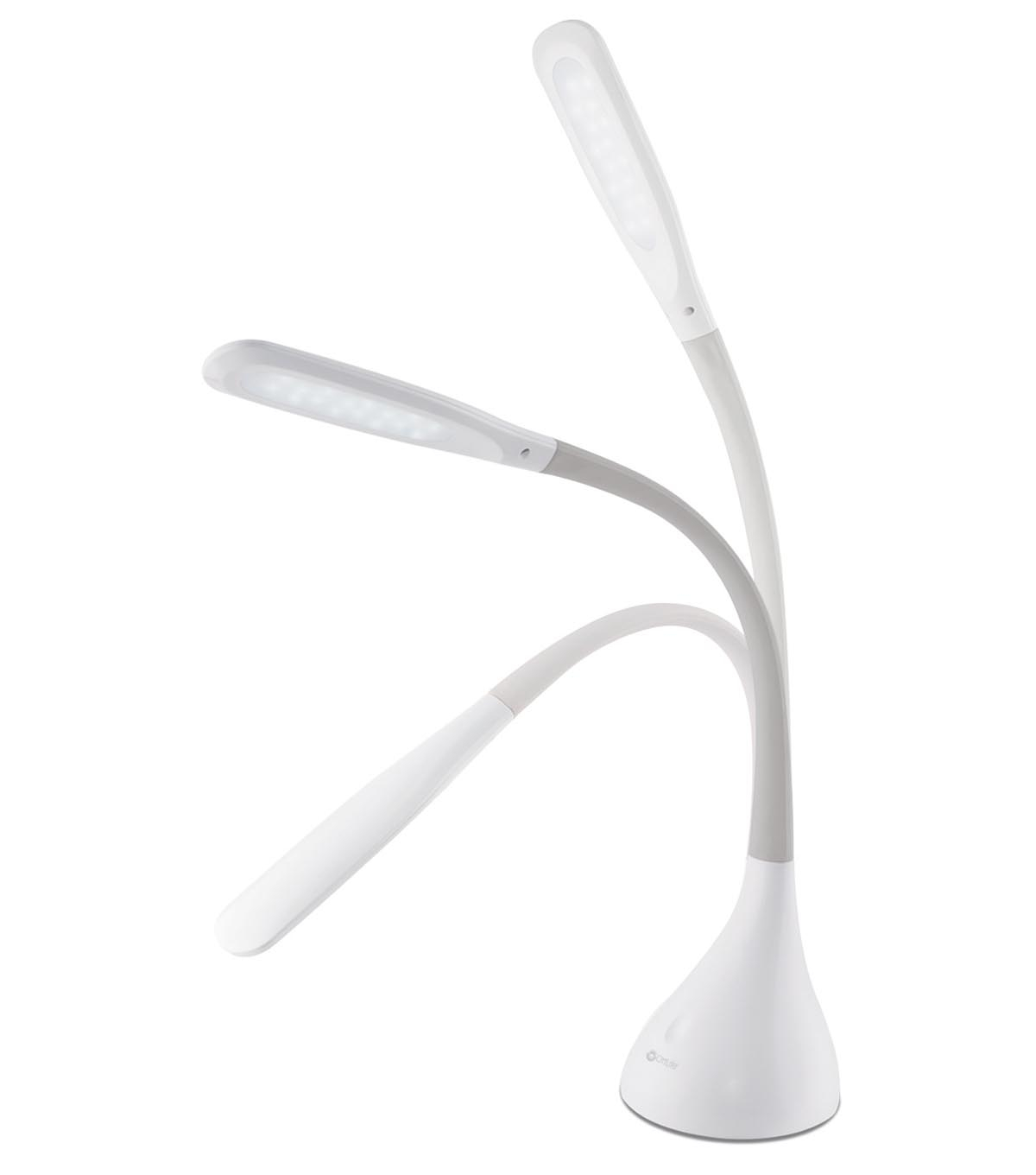 Ottlite Creative Curves Led Desk Lamp With Usb White for measurements 1200 X 1360