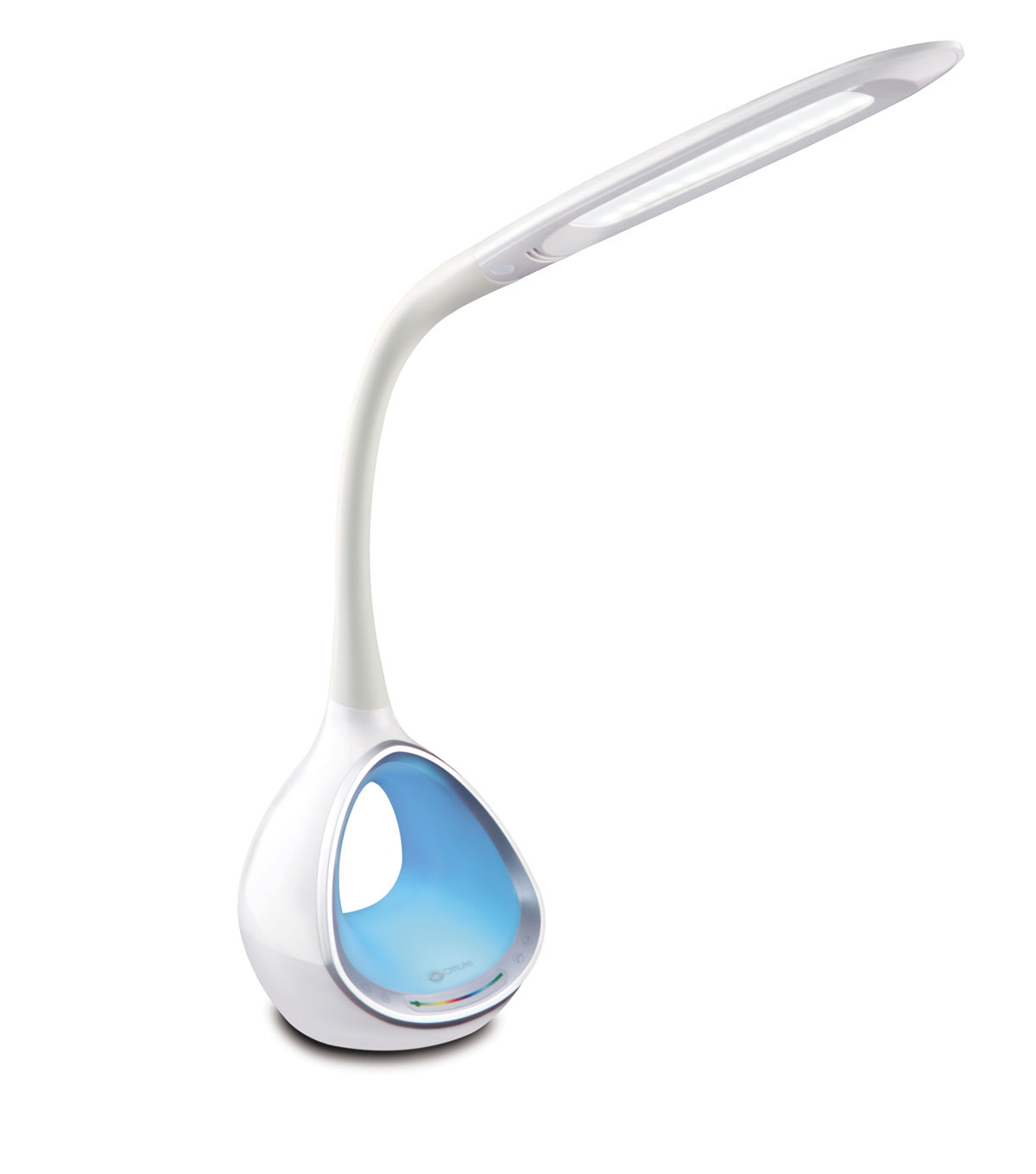 Ottlite Led Desk Lamp With Color Changing Tunnel Usb White with proportions 1200 X 1360