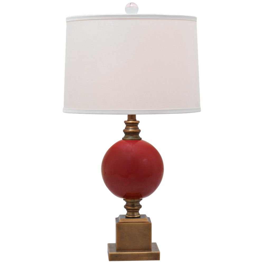 Port 68 Rutherford Ru Red Porcelain Table Lamp 8d259 in dimensions 1000 X 1000