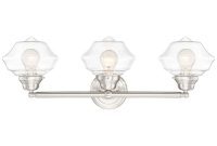 Possini Euro Astrid 27 14 Wide Nickel 3 Light Bath Light inside size 1000 X 1000