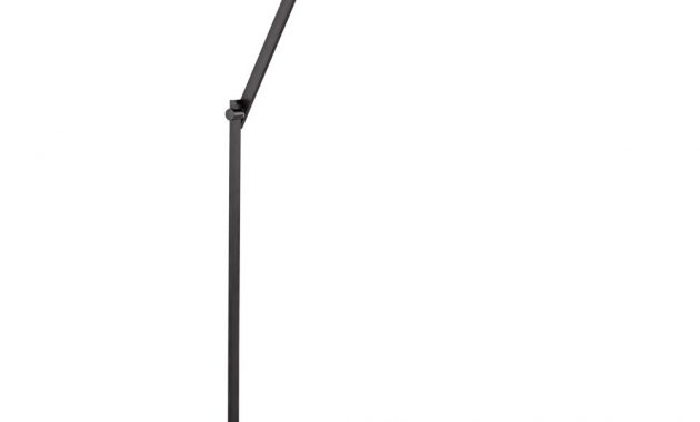 Possini Euro Barrett Anodized Black Led Floor Lamp Style with proportions 1000 X 1000