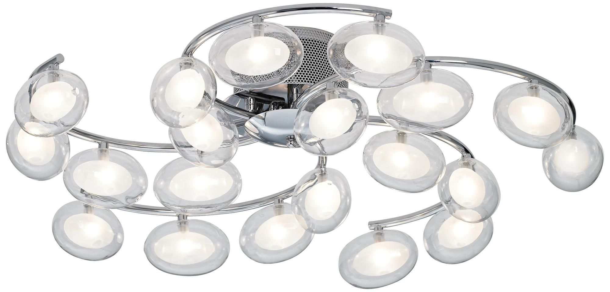 Possini Euro Design Glass Pod Swirl Ceiling Light throughout dimensions 2000 X 958