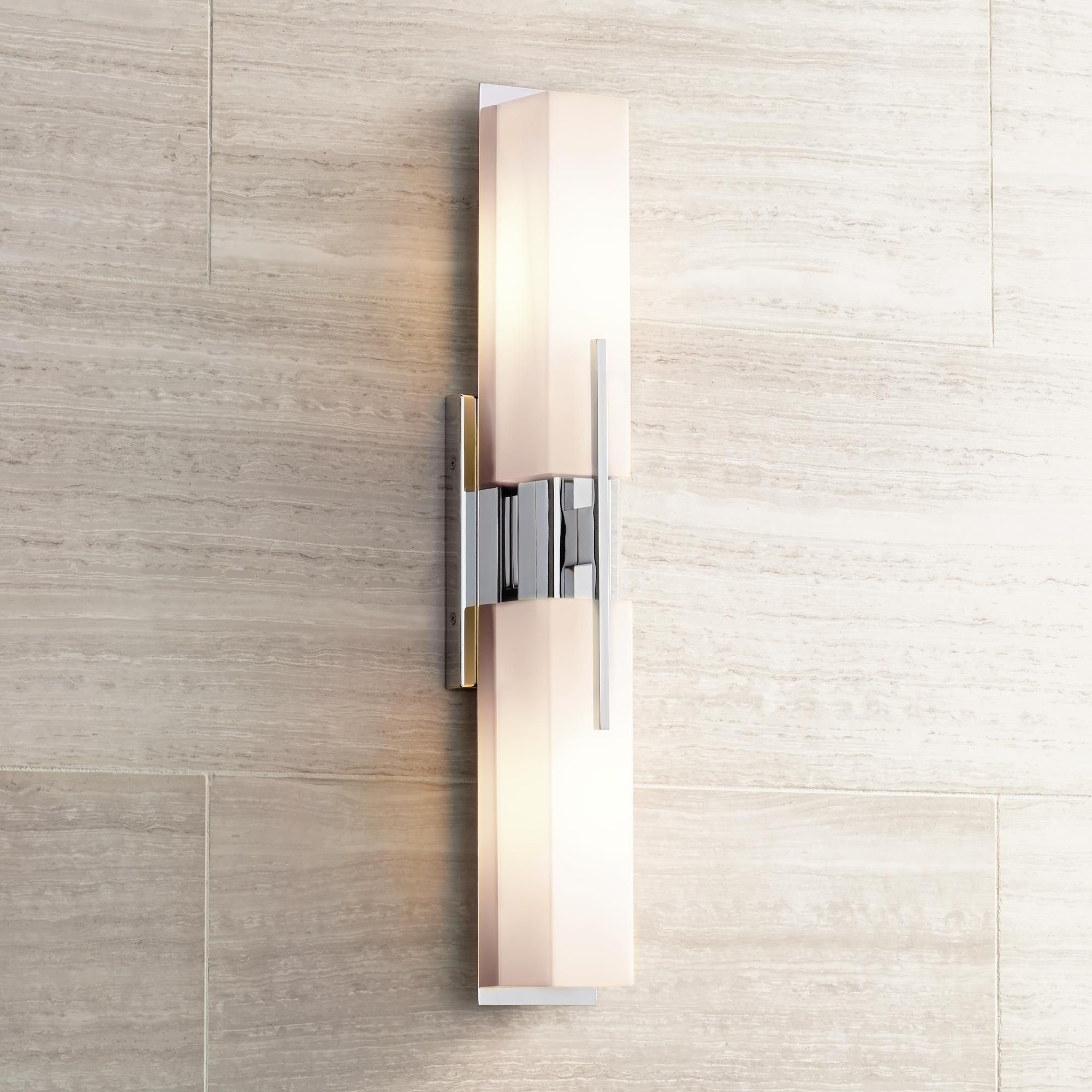 Possini Euro Design Midtown 23 12 High Chrome Bath Light pertaining to dimensions 2000 X 2000