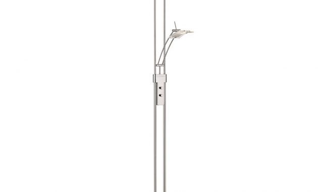 Possini Euro Design Vicina Chrome Led Torchiere Floor Lamp in proportions 1000 X 1000