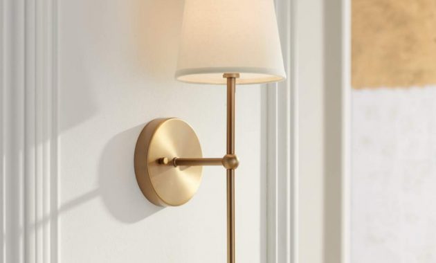 Possini Euro Elena 21 High Warm Brass Wall Sconce 24m95 in measurements 1000 X 1000