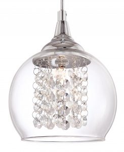 Possini Euro Encircled Crystal 6 Wide Halogen Mini Pendant within measurements 3030 X 3703