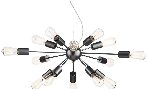 Possini Euro Hemingson 33 Wide 15 Light Sputnik Chandelier in dimensions 1372 X 928