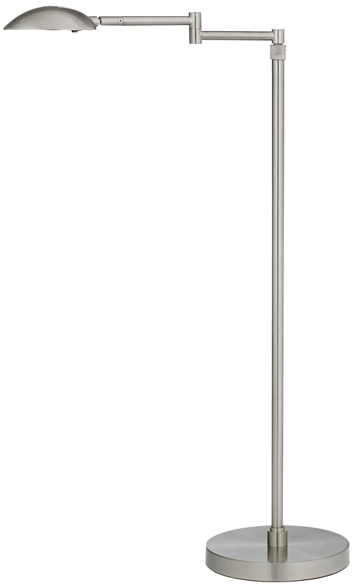 Possini Euro Led Eliptik Brushed Steel Floor Lamp Floor for size 1201 X 2000