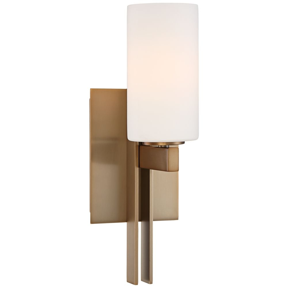 Possini Euro Ludlow 14 High Burnished Brass Wall Sconce pertaining to sizing 1000 X 1000