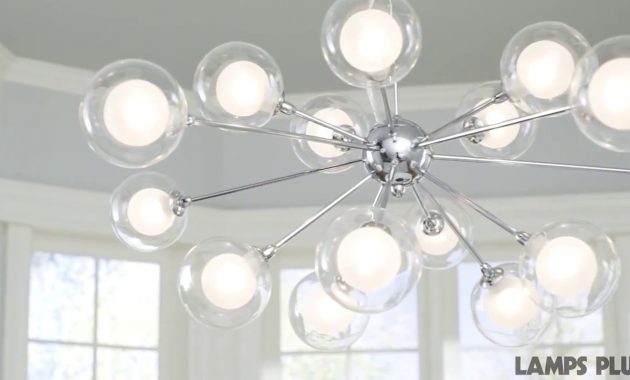 Possini Euro Spheres 30 Wide 15 Light Sputnik Glass Pendant regarding sizing 1280 X 720