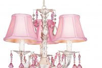 Pretty In Pink Swag Style Plug In Mini Chandelier Glo with regard to measurements 3742 X 5837