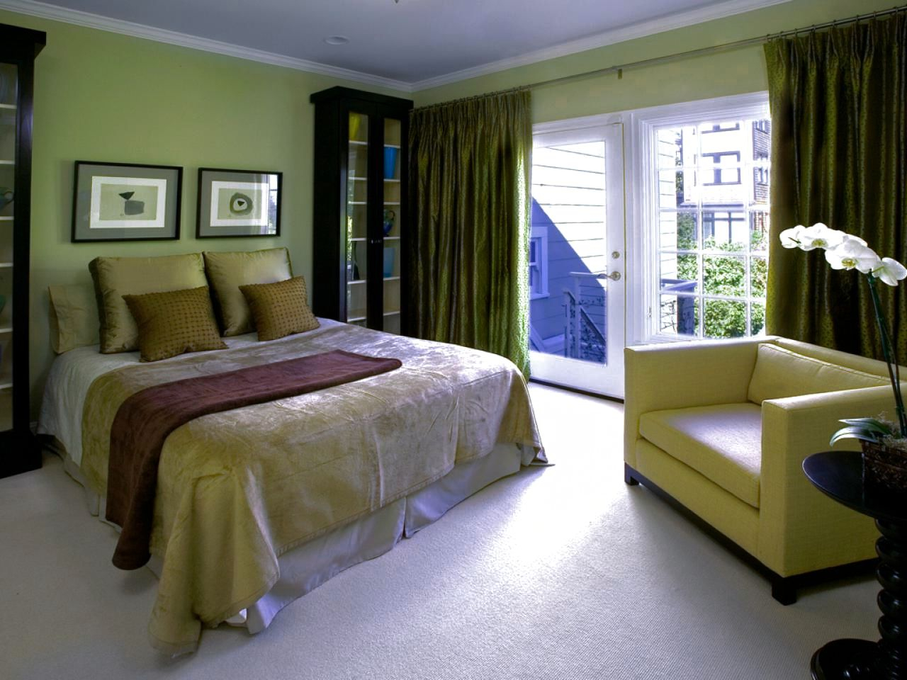 Purple And Green Color Schemes For Bedrooms Bedroom Paint intended for dimensions 1280 X 960