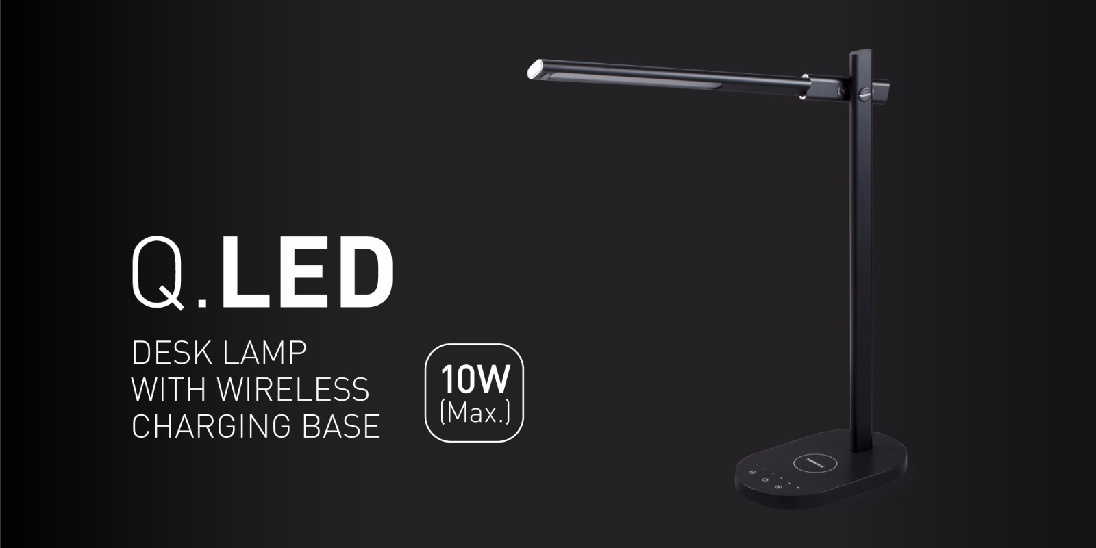 Qled Desk Lamp With Wireless Charging Base 10w for size 1600 X 800