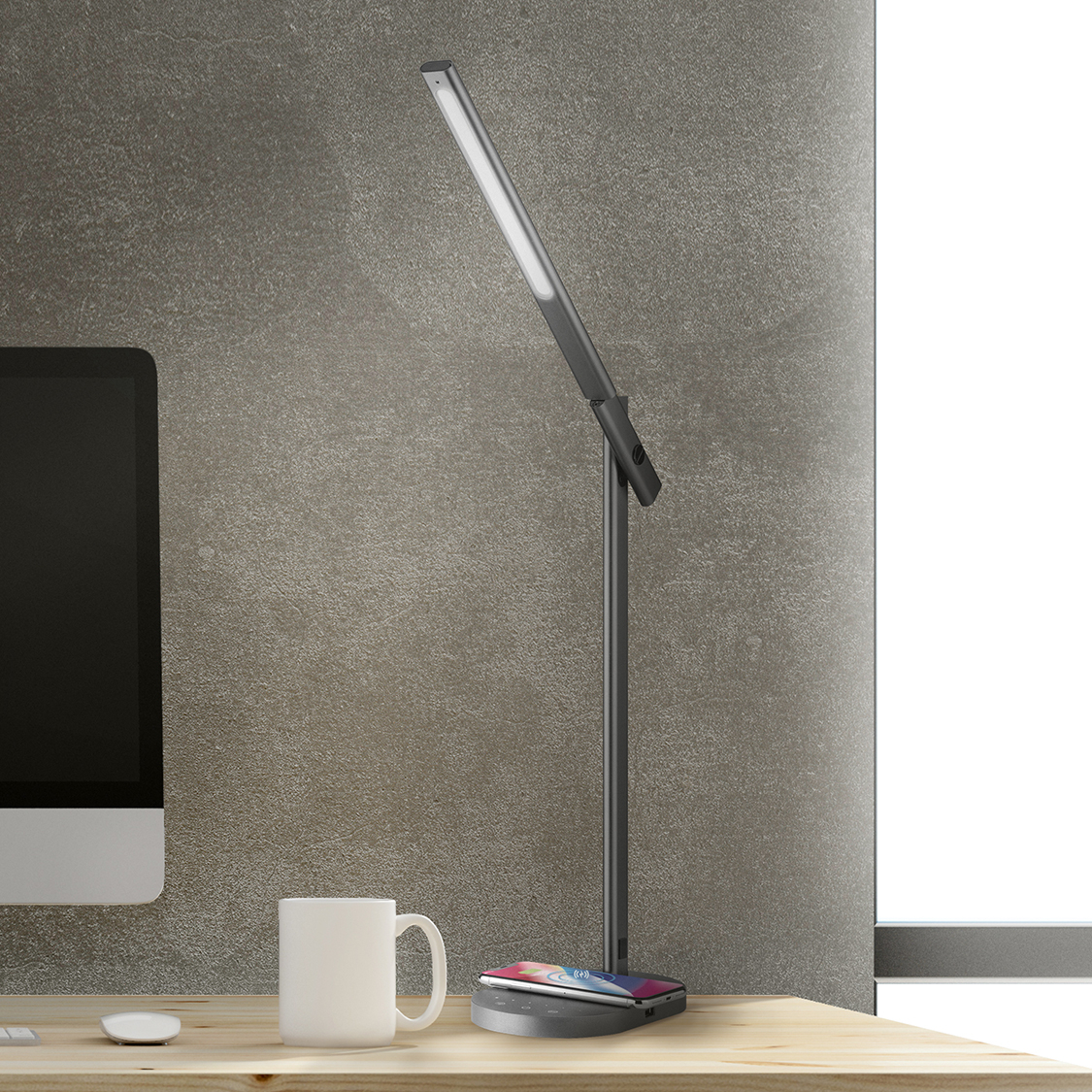 Qled Desk Lamp With Wireless Charging Base 10w Momax regarding measurements 1125 X 1125