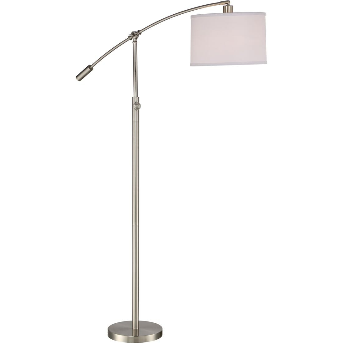 Quoizel Clift 65 Floor Lamp In Brushed Nickel regarding measurements 1100 X 1100