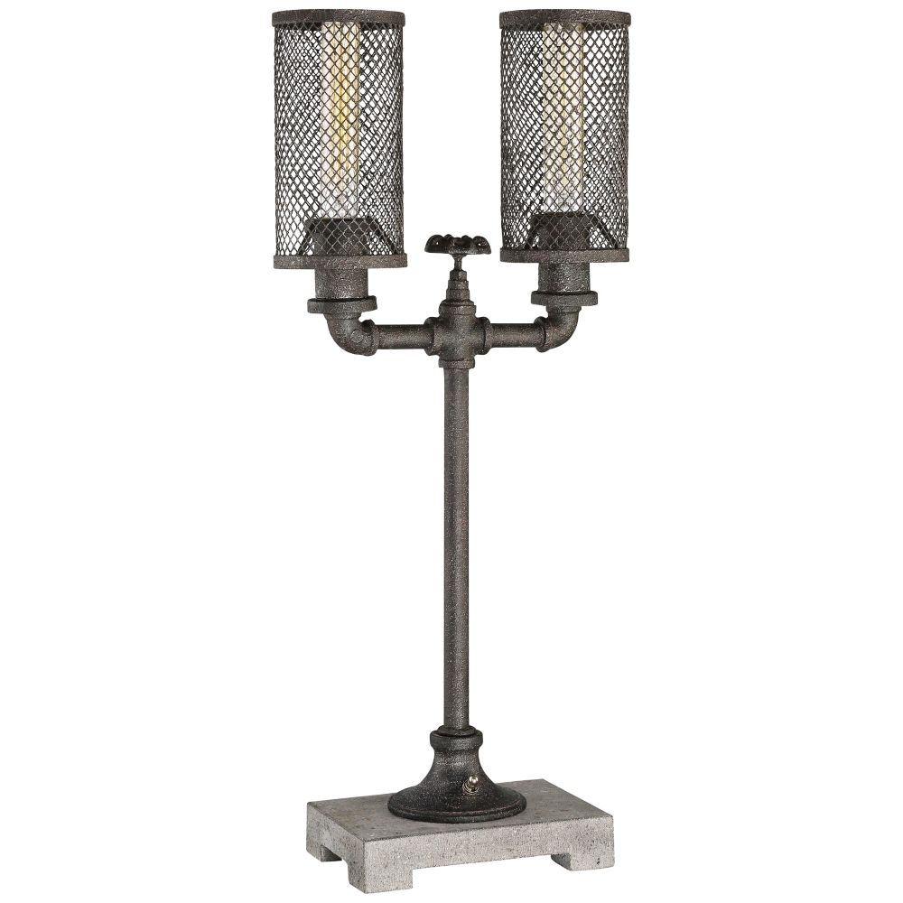 Quoizel Portman Bronze Steel Uplight Table Lamp Style regarding size 1000 X 1000