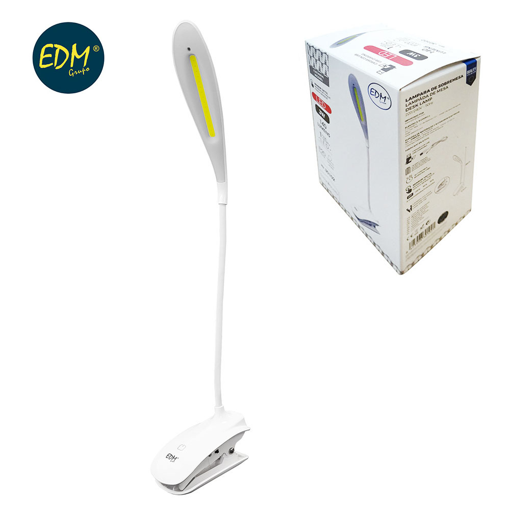 Rechargeable Led Desk Lamp 3w 140 Lumens Cob 6400k Battery within proportions 1000 X 1000