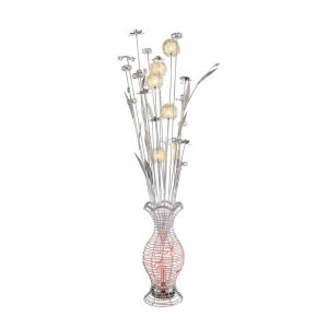 Rgb Led Floor Lamp Round Vase With Flowers Aluminum Anton throughout proportions 1000 X 1000