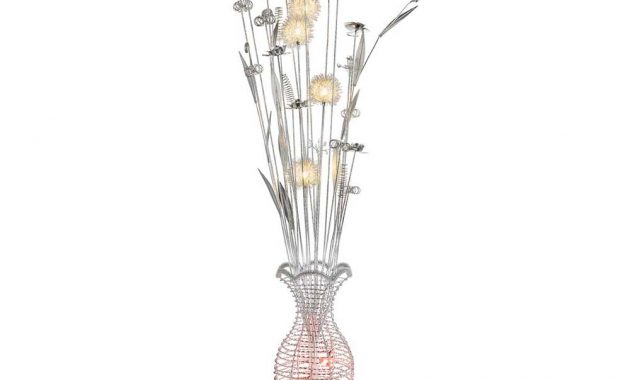 Rgb Led Floor Lamp Round Vase With Flowers Aluminum Anton throughout proportions 1000 X 1000