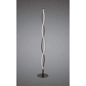 Sahara Modern Led Floor Lamp In Brown Oxide Finish M5401 intended for size 1000 X 1000