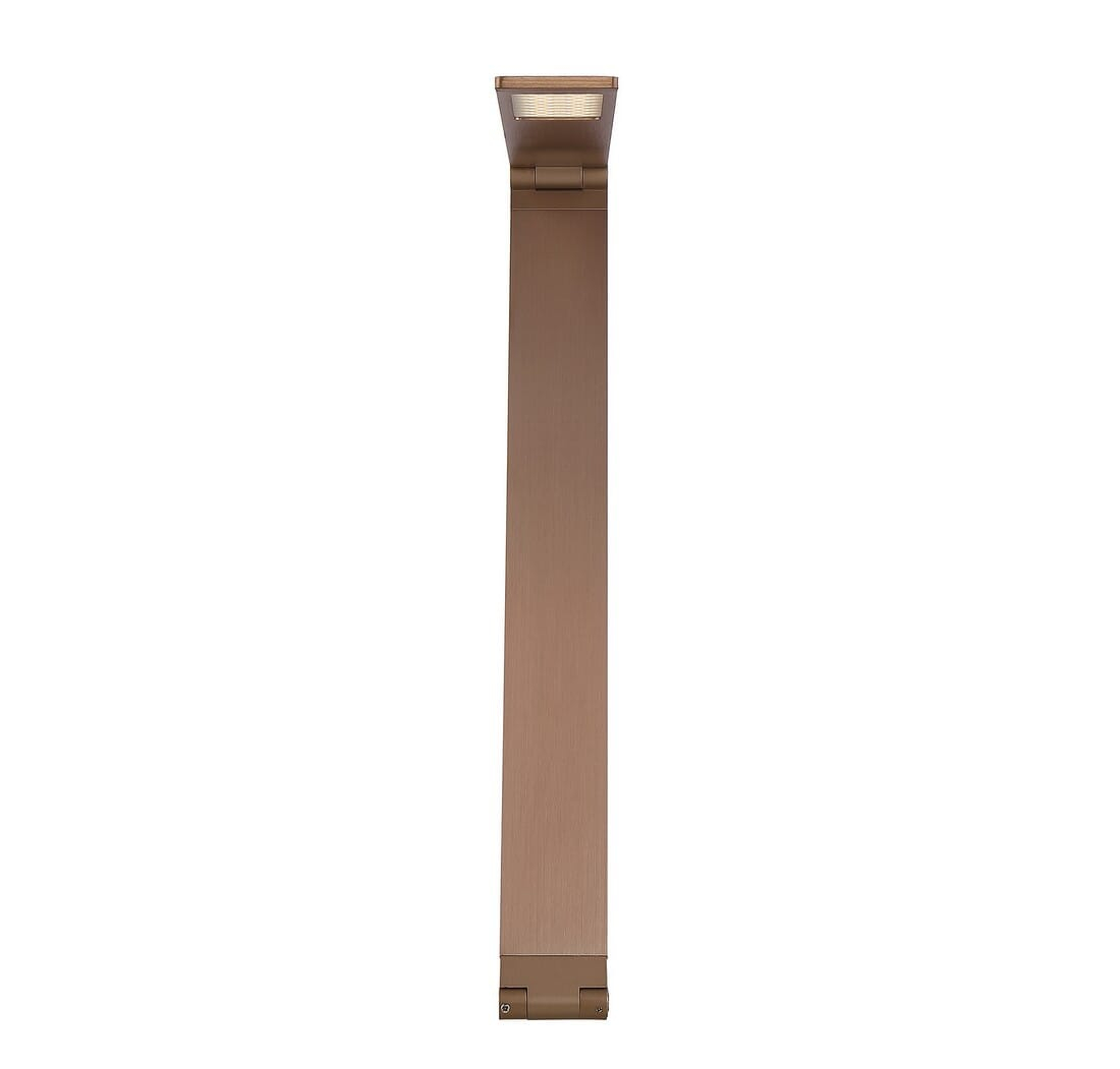 Savoy House Fusion Z Led Task Lamp With Dimmer In Rose Gold Bronze within dimensions 1100 X 1051