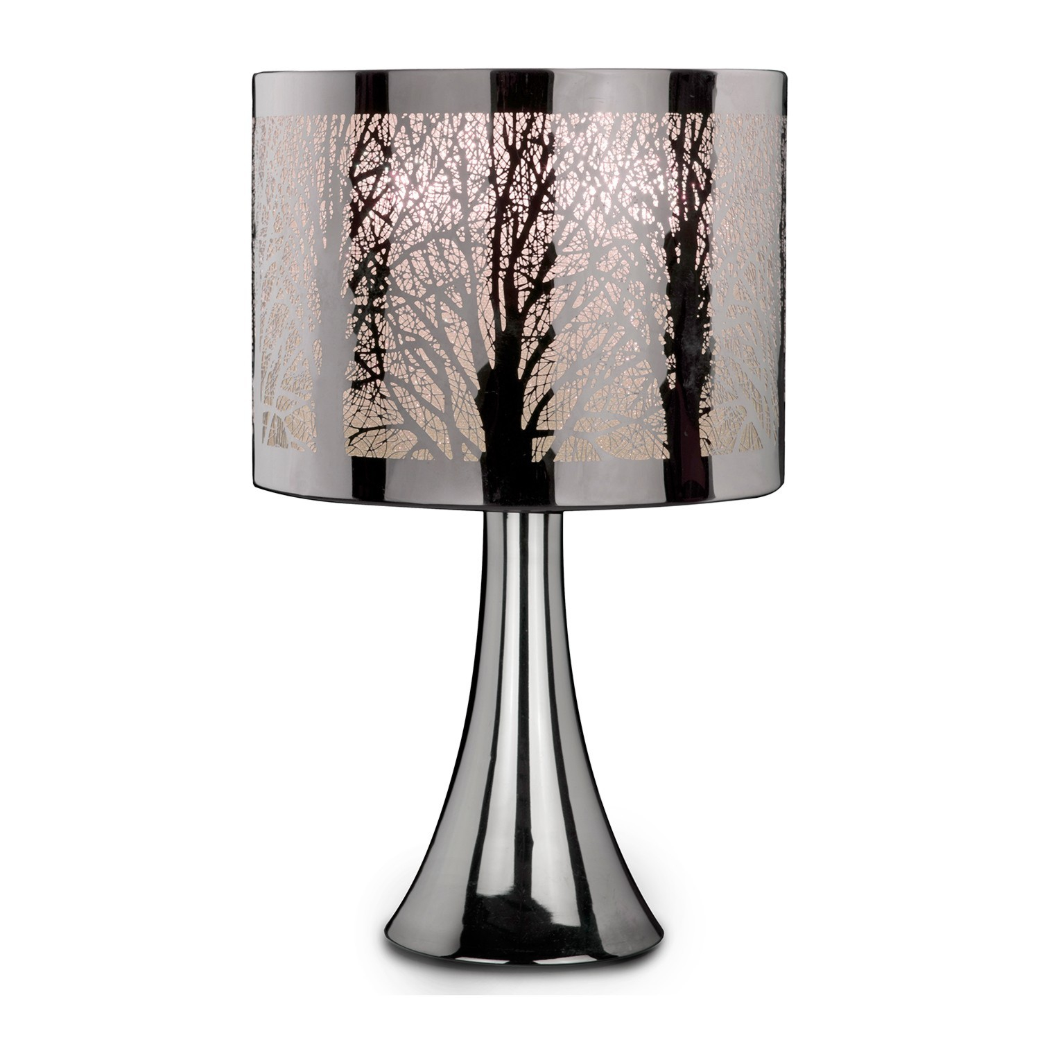 Silver Tree Scene Touch Lamp pertaining to dimensions 1500 X 1500