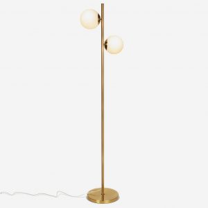 Sphero 2 Light Led Floor Lamp Midcentury Modern Glass pertaining to sizing 1024 X 1024