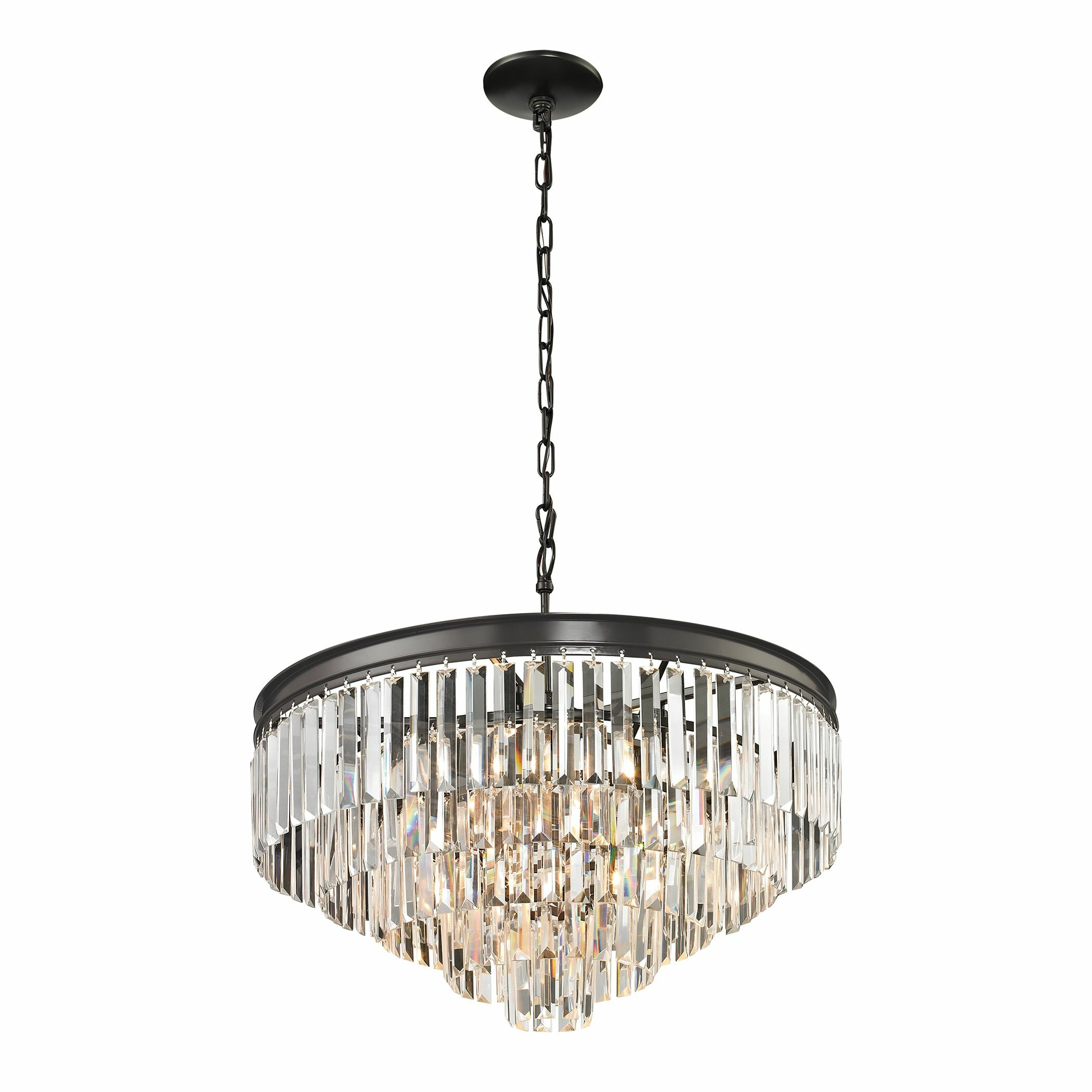 Springfield 6 Light Unique Statement Tiered Chandelier pertaining to sizing 2100 X 2100