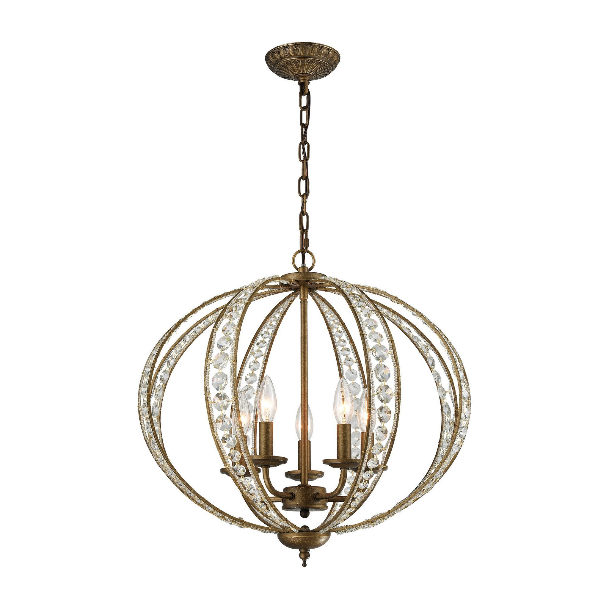 Stedman 25 Wide 12 Light Brass And Wood Orb Chandelier In intended for sizing 2048 X 2048