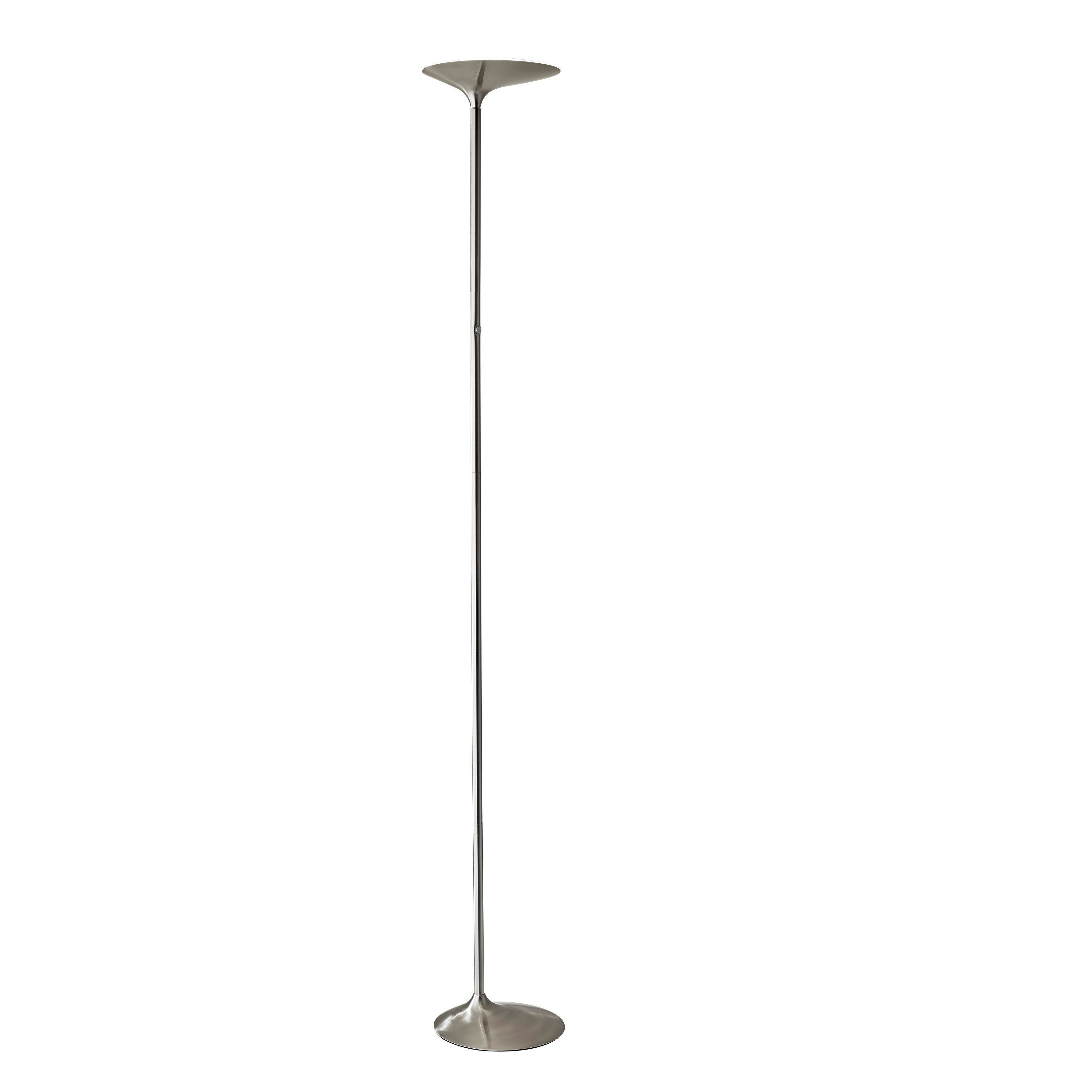 Strick Bolton Lucette Brushed Steel Led Torchiere Floor with size 3500 X 3500