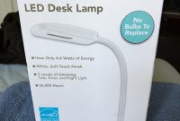 Sunbeam Led Desk Lamp Flexible Neck Energy Star White for proportions 1200 X 1600