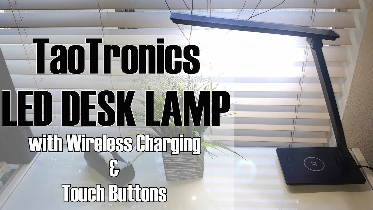 Taotronics Led Desk Lamp Wireless Charging Unboxing Review regarding dimensions 1280 X 720