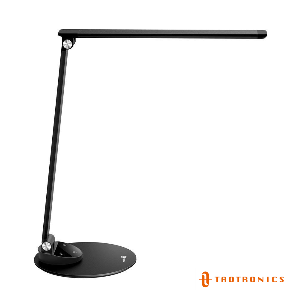 Taotronics Metal Led Desk Lamp With Usb Port For Charging Black Ll01 Walmart regarding dimensions 1000 X 1000