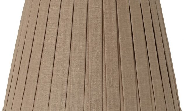 Taupe Open Box Pleat Linen Shade 10x16x10 Spider Style with measurements 1000 X 1000