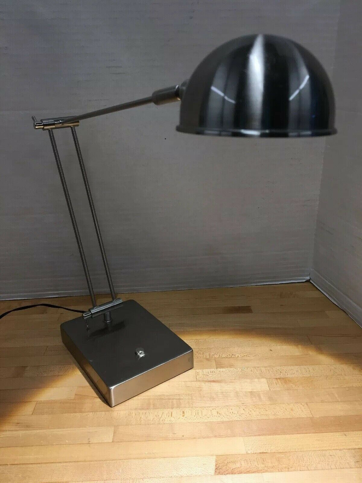 Threshold Silver Metal Cantilever Led Desk Lamp Arcadia Collection intended for proportions 1200 X 1600