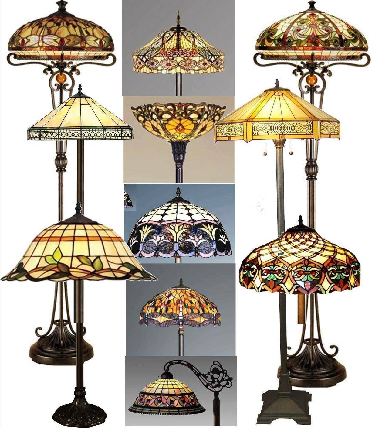 Tiffany Style Stained Glass Handcrafted Floor Lamps Ideal Christmas Present in sizing 1226 X 1409