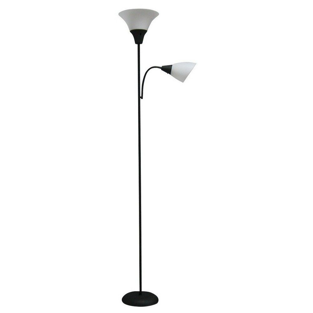 Tochiere With Task Light Floor Lamp Black Includes Energy in size 1000 X 1000