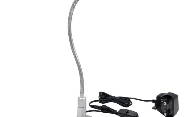 Touch Dimmable Flexible Led Desk Lamp Silver Metal Led Table Reading Light Bedside Lamp Energy Saving 5w Led Eye Protection Daylight Lighting 5000k throughout proportions 1000 X 1000