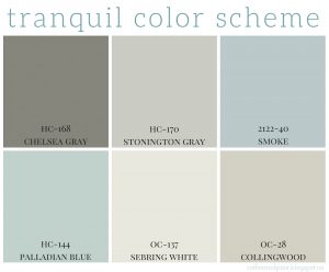 Tranquil Color Scheme House Color Schemes Paint Colors with size 1600 X 1320