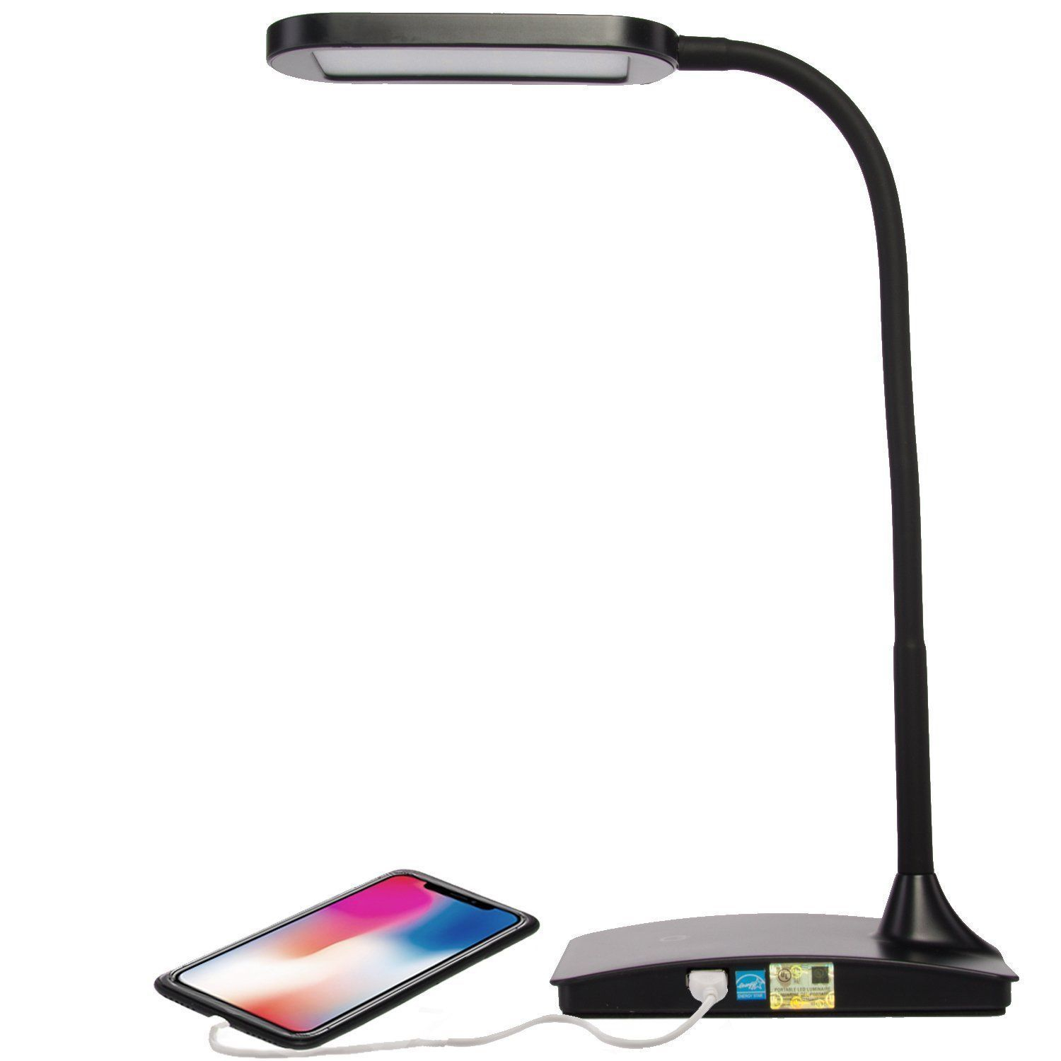 Tw Lighting Ivy40wt The Ivy Led Desk Lamp With Usb Port 3way regarding proportions 1500 X 1500